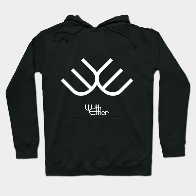 With Ether - Emblem (White) Hoodie by withether